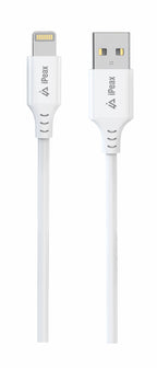 iPeax USB-A naar Lightning Kabel – 1 Meter – Wit - Perfect voor al jouw Apple-apparaten