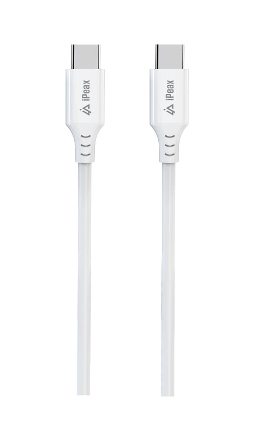iPeax USB-C naar USB-C Kabel – 1,5 Meter – Wit voor Onbeperkt Opladen - Laad Centrum