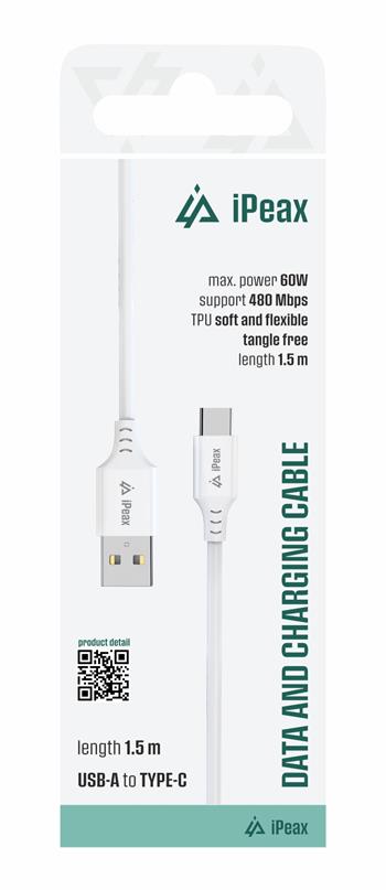 iPeax USB-C naar USB-A Kabel - Verbeter uw Connectiviteit met 1,5 Meter Lengte
