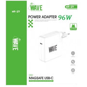 Aangeleverde afbeelding bij de Wave WA-271 USB-C laptopadapter; vermogen controleren