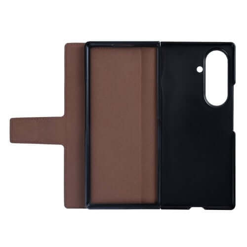 Rixus Wallet-Hülle mit Stifthalter für Samsung Galaxy Z Fold8 Ultra – Braun