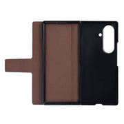 Rixus Wallet-Hülle mit Stifthalter für Samsung Galaxy Z Fold8 Ultra – Braun