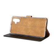 Rixus Bookcase für Samsung Galaxy A06 – Schwarz