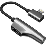 Rixus RXL07 Lightning Audio & Laadadapter