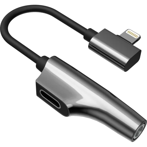 Rixus RXL07 Lightning Audio & Laadadapter