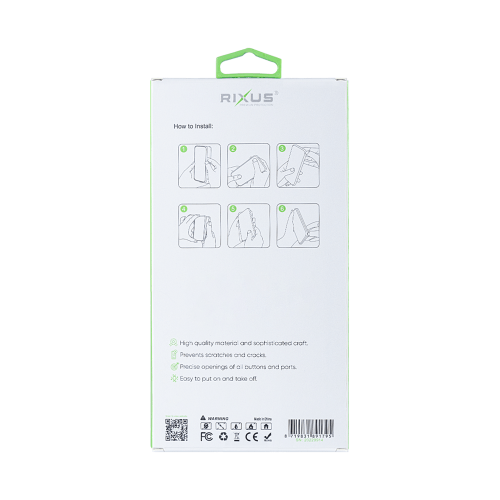 Rixus Anti Shock TPU-Hülle für Samsung – Transparent