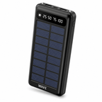 Wave WA-89 Solar Powerbank 10000mAh – USB-C – LED Display – Zwart - Laad Centrum