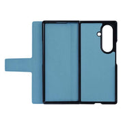 Rixus Wallet-Hülle mit Stifthalter für Samsung Galaxy Z Fold7 – Sierrablau