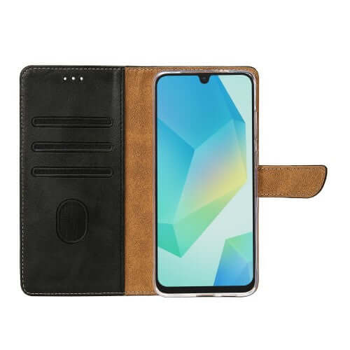 Rixus Bookcase für Samsung Galaxy A16 4G / 5G – Schwarz
