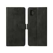 Rixus Bookcase für Samsung Galaxy A06 – Schwarz