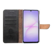 Rixus Bookcase für Samsung Galaxy A07 / A08 – Schwarz