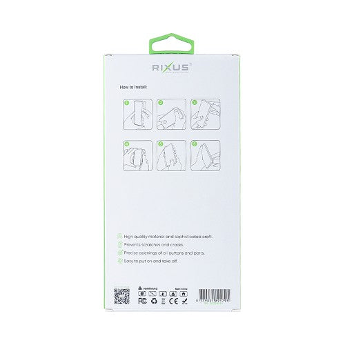 Rixus Anti-Burst Hülle für Samsung Galaxy A36/A37 – MagSafe-kompatibel, Transparent