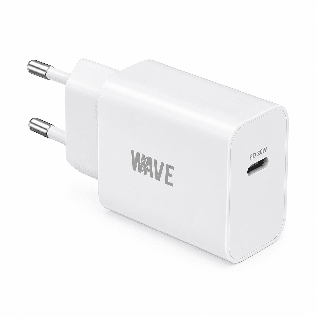 Wave HP6 USB-C PD Wall Charger 20W – Snellader – Wit - Laad Centrum