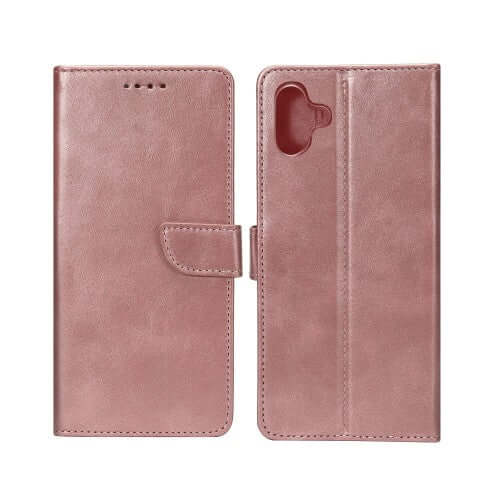 Rixus Bookcase für Samsung Galaxy A06 – Rosa