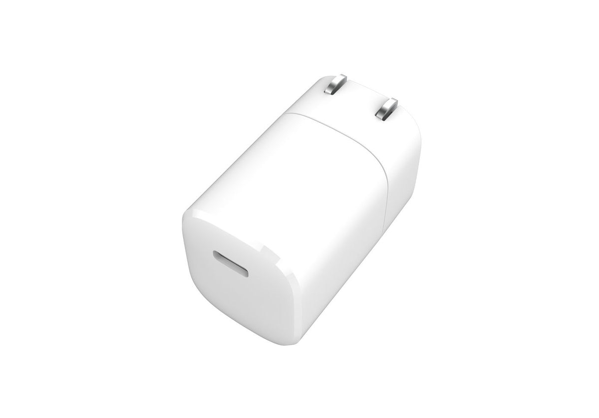eSTUFF Wandladegerät USB-C PD 3A 20W, US-Stecker - Weiß