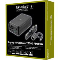 Sandberg Laptop Powerbank 27.000 mAh PD 100W