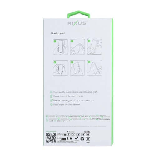 Rixus Anti-Burst Hülle für Samsung Galaxy S25 FE – Transparent