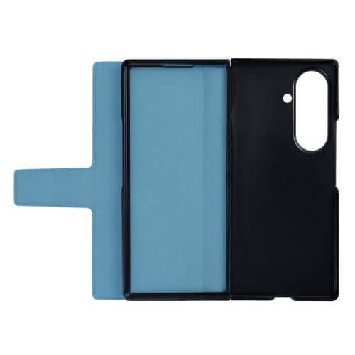 Rixus Wallet-Hülle mit Stifthalter für Samsung Galaxy Z Fold8 Ultra – Sierrablau
