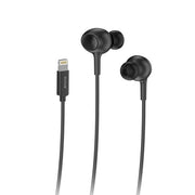 Rixus RXHD56L Lightning Oordopjes met Microfoon – Zwart