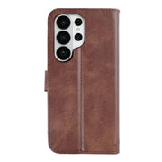 Rixus Bookcase für Samsung Galaxy S26 Ultra – Braun
