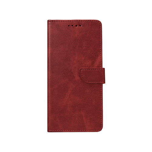 Rixus Bookcase für Samsung Galaxy A06 – Dunkelrot
