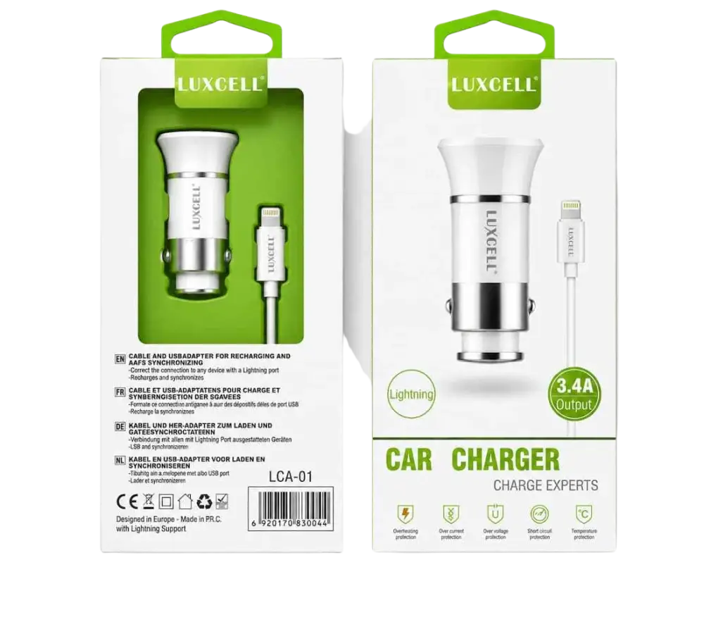 Autolader met Dubbele USB-A Poorten voor Snel Opladen Onderweg - Auto oplader