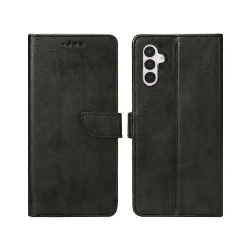 Rixus Bookcase für Samsung Galaxy S25 FE – Schwarz