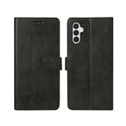 Rixus Bookcase für Samsung Galaxy S25 FE – Schwarz