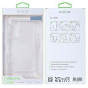Rixus Anti-Burst Hülle für Samsung Galaxy S25 Edge – Transparent