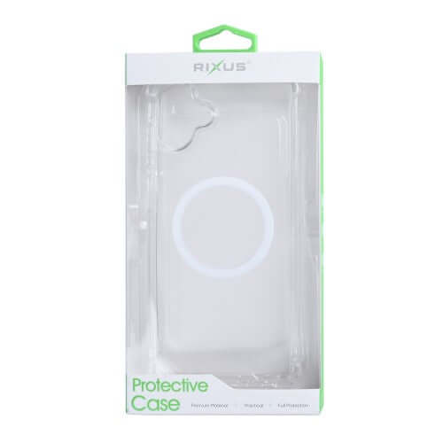Rixus Anti-Burst Hülle für Samsung Galaxy A07 / A08 – MagSafe-kompatibel, transparent