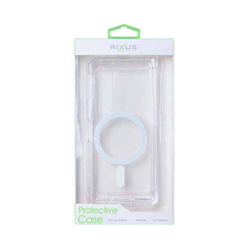 Rixus Anti-Burst MagSafe-kompatible Hülle für Samsung Galaxy Z Fold6 – Transparent