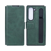 Rixus Wallet-Hülle mit Stifthalter für Samsung Galaxy Z Fold6 – Grün