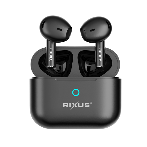 Rixus RXBH28 draadloze HiFi oordopjes zwart in oplader