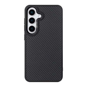 Rixus Mag Carbon MagSafe-kompatible Hülle für Samsung Galaxy S26 – Schwarz