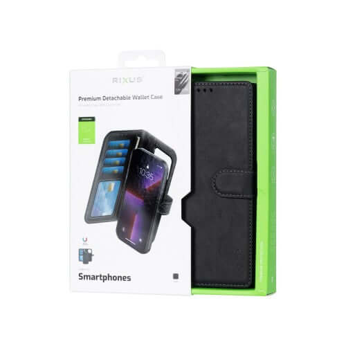 Rixus Duo magnetische Wallet für Samsung Galaxy S26 Ultra – Schwarz