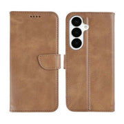 Rixus Bookcase für Samsung Galaxy S26 – Hellbraun