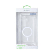 Rixus Anti-Burst-Hülle für Samsung Galaxy A05s – MagSafe-kompatibel, Transparent