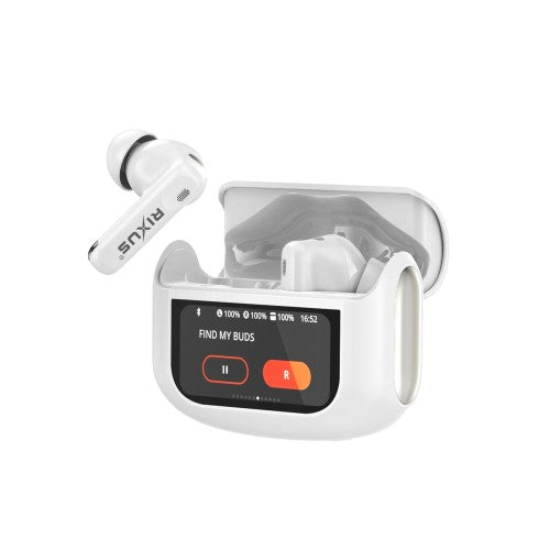Rixus RXBH63W Draadloze Oordopjes met Touch Case Pro – Wit