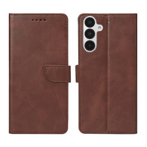 Rixus Bookcase für Samsung Galaxy A16 4G / 5G – Braun