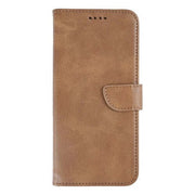 Rixus Bookcase für Samsung Galaxy S26 Ultra – Hellbraun
