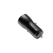 Rixus RXCC12 USB-C PD + QC 3.0 Autolader 38W – Zwart