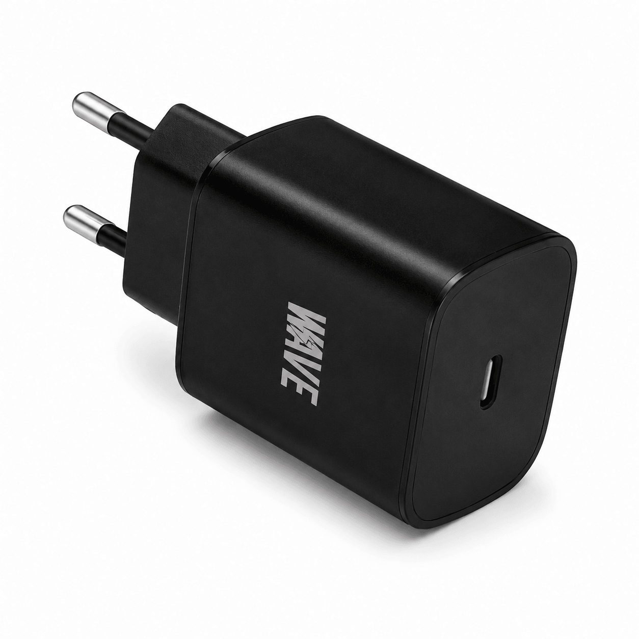 Wave WA-169 Ultra High USB-C Adapter 25W – 3A Fast Charger – Zwart - Laad Centrum