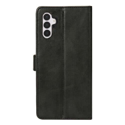 Rixus Bookcase für Samsung Galaxy S25 FE – Schwarz