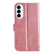Rixus Bookcase für Samsung Galaxy S25 Edge – Rosa