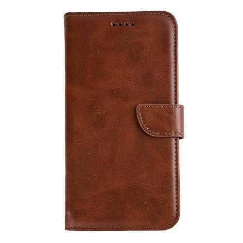 Rixus Bookcase für Samsung Galaxy S25 Edge – Braun