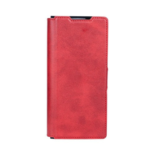 Rixus Wallet-Hülle mit Stifthalter für Samsung Galaxy Z Fold6 – Rot