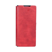 Rixus Wallet-Hülle mit Stifthalter für Samsung Galaxy Z Fold6 – Rot