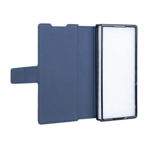 Rixus Wallet-Hülle mit Stifthalter für Samsung Galaxy Z Fold4 – Blau