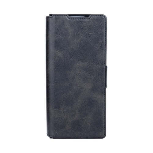 Rixus Wallet-Hülle mit Stifthalter für Samsung Galaxy Z Fold4 – Schwarz