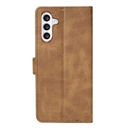 Rixus Bookcase für Samsung Galaxy A56 – Hellbraun